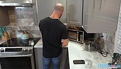 teen violet gems stuck and fucked by big cock danny steele