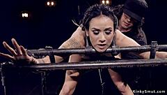 Sub, take that backbend bondage now