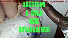 Naughty cousin cums twice on slow cock