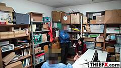 Audrey Royal Gets Punished by Burglar with Big Cock