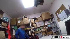 Audrey Royal Gets Punished by Burglar with Big Cock