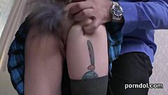 Hey, watch this sensual schoolgirl 18+ get reamed by her senior teacher!