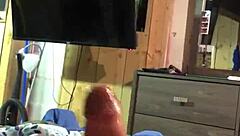 Amateur Wife Gives Detailed Handjob And Blowjob To Husband At Home