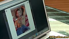 The bear blows cock to cumshot