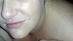 curvy blonde in casual moment