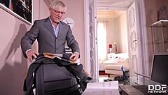 Francesca DiCaprio And Sarah Sultry Suggestively Fill Their Wet Pussies With Handcuffs And Masturbation