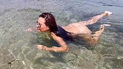 Beach Vaginal Close-Up Adventure