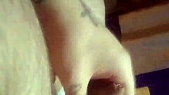 A detailed scene of wanking the cock until cum.