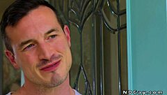 Huge dick gay podcaster anal fucks his biggest fan in intense session