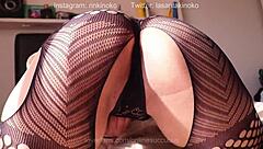 I'm Waiting For You To Spill Cum On My Pantyhose!