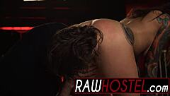 Are these hot teen dolls getting their asses eaten by big cocks?