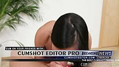 Young Brunette Teen Deepthroats Monster Cock POV.