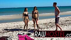 Are these hot teen dolls getting their asses eaten by big cocks?