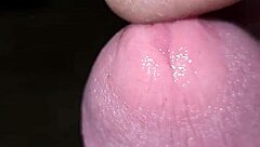 Watch Me Play With Precum Before Exploding Cum Closeup!