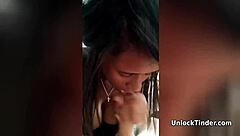 Sexy Black Teen 18+ Gives POV Blowjob to Her Friend's Boyfriend