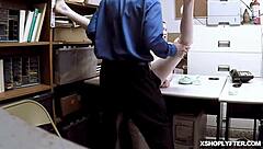 lp officer's big cock face fucks lexi lore in the office