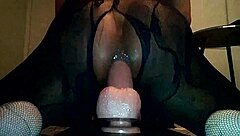 jadastylez rides dildo in intense anal scene!