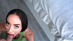 I feel so taboo watching POV mum hot stepmom sucking stepson's big cock - Victoria June