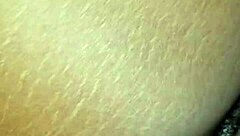 Detailed view of wet monster cock in action