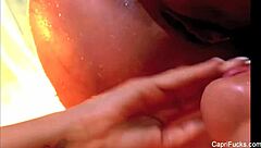 Capri Cavanni fucks Charley Chase in wild lesbian action