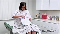 Big Tit Teen Patient Gags On Doctor's Dick At Work