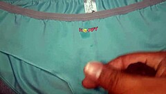 Have You Seen This Cumshot On My Friend's Favorite Blue Panties?