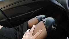 Teen Blows Big Ass Indian In Cold Car Cumshot