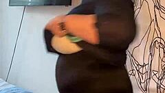 European Milf Undresses In Lingerie