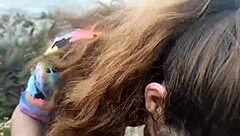 why give blowjob in front of the sea with friend?