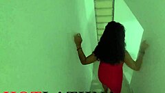 Girlfriend's cousin flashes tits to delivery guy in Medellin, Lauren Latina Xara Rouxxx!