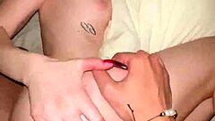 teen gives blowjob on the beach