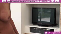 Busty elle fucks herself