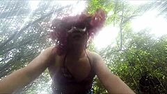 enjoying a nice treat in my home