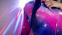 Dominatrix nika in unicorn pajamas will guide your jerk off session today