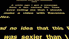 Tattooed beauty Ravenna gives a deepthroat blowjob in a POV video