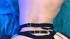 bubbly slut skylar snow spreads tight asshole while riding big cock