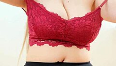 my crimson top shows off my big breasts while riding outdoors - depravedminx