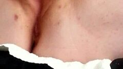 Fat BBW Squirts While Masturbating Her Pussy in Detailed Close-Up