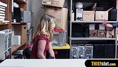 Blonde gets rough doggystyle fuck