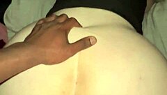 African man fucks pawg's big tits and creampies her wet pussy