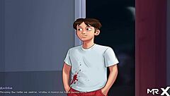 Summertime Saga: Passionate Kissing Scene