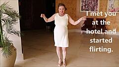 mariaold milf with huge boobs does blowjob and tittyfuck