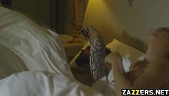 peta jensen gets her shaved pussy stuffed doggystyle by marc rose's big cock