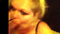 Jenna Jaymes deepthroats that big cock and gags hard.