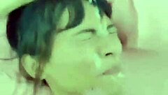 Ladyboy Shemale Delivers Intense Cumshot Facial Tease