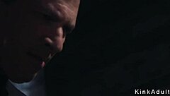 natural huge tits slave nipples clamped and whipped