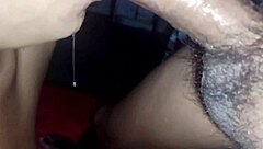 horny indian girl gets creampie from boyfriend at home