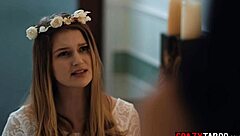 lesbian alex coal soaks bunny colby's pussy after kissing