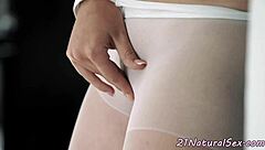 Busty Model Fingers Toys In Glamour Romantic Masturbation Session