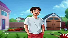 big cucumber fucks mature in kitchen